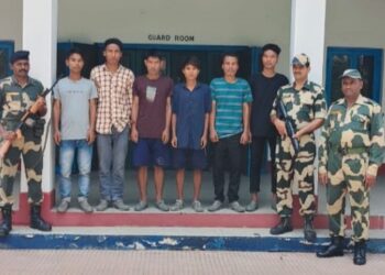 Six newly recruited NLFT cadres surrender to BSF