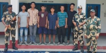 Six newly recruited NLFT cadres surrender to BSF