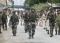 SECURITY FORCES CONTINUE COMBING OPERATIONS FOR THE SECOND CONSECUTIVE DAY IN MANIPUR.