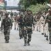 SECURITY FORCES CONTINUE COMBING OPERATIONS FOR THE SECOND CONSECUTIVE DAY IN MANIPUR.
