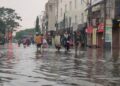Several roads under water due to heavy rainfall in Agartala, creates trouble for commuters.