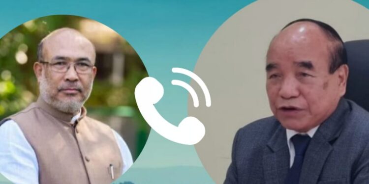 Manipur CM asks for Mizoram CM’s help.