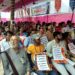 JFME protests demand repeal of National Education Policy, citing concerns over privatization and communal agenda.