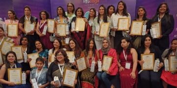 Maharani Hrangkhawl Obtained Global Woman Inspiration Award 2023.