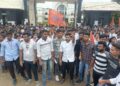 Akhil Bharatiya Vidyarthi Parishad stages protest