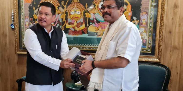 CM Conrad Sangma seeks Dharmendra Pradhan’s intervention to set up CUET centres in 12 districts