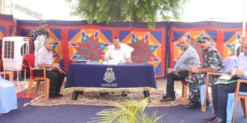 Amit Kr. IPS, ADG of NEZ Inspected Battalions Status.