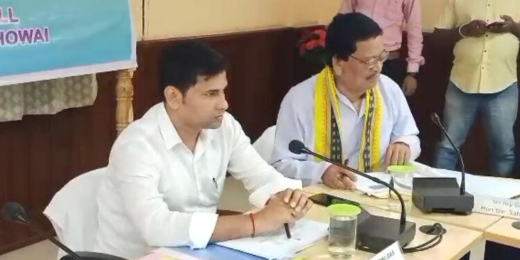 Minister held review meeting