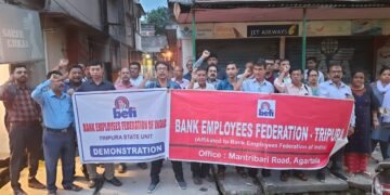 Protest of Bank Applies Federation demanding quick filling of vacant posts in banks