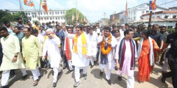 BJP candidates submits their nomination for by- election