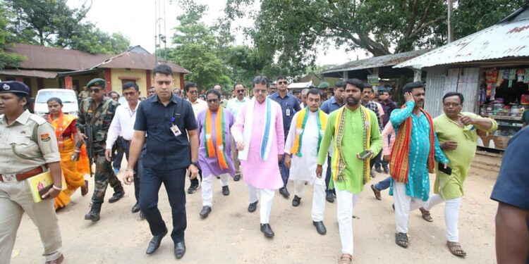 Chief Minister in election campaign