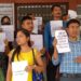 Protests demanding speedy release of STGT results