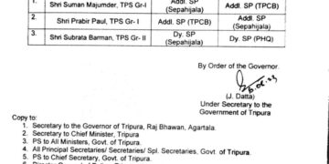 Reshuffle of three officers of the state police