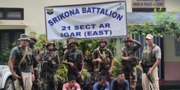 ASSAM RIFLES RECOVERED 13 SOAP CASES HEROIN WORTH APPROX RS 80 LAKHS FROM CHOTABEKRA, JIRIBAM, MANIPUR AND  APPREHENDED THREE INDIVIDUALS