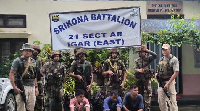 ASSAM RIFLES RECOVERED 13 SOAP CASES HEROIN WORTH APPROX RS 80 LAKHS FROM CHOTABEKRA, JIRIBAM, MANIPUR AND APPREHENDED THREE INDIVIDUALS
