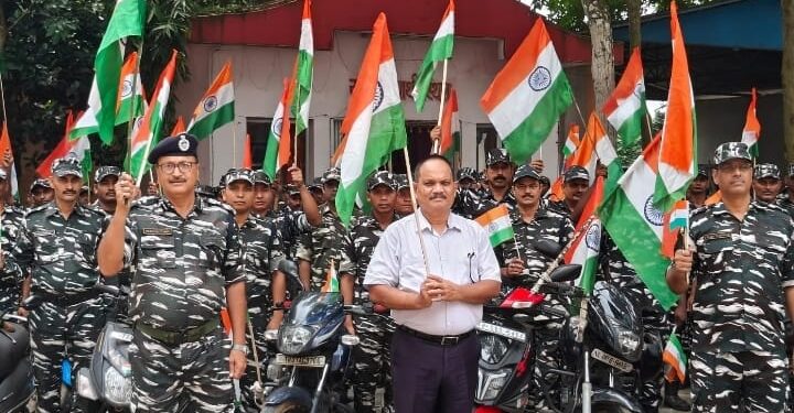 124 Bn CRPF Organized ‘Azaadi Ka Amrit Mahotshav, Celebration. 