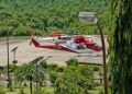 Helicopter trial landing successful Kamalanagar
