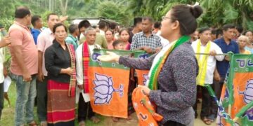 BJP CONDUCTED JOINING PROGRAM IN LOKTE PARA.   