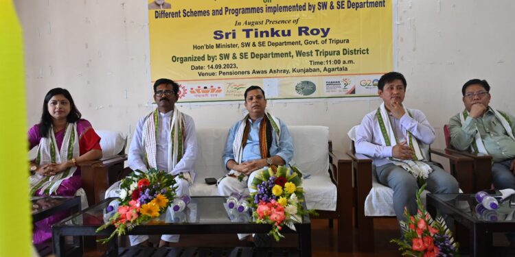 Department of Social Welfare and Social Education committed to the welfare of helpless and weaker sections of the society: Tinku Roy