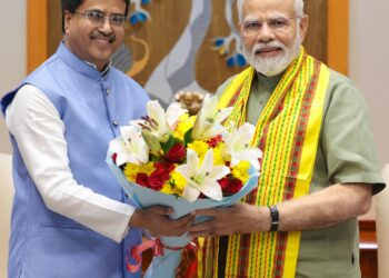 Tripura CM meets PM