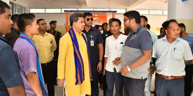 CM visits Longtorai Valley  Sub-Divisional Hospital, inquired health services