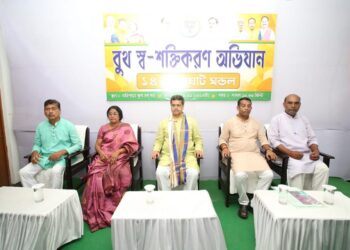CM attends booth sashaktikaran abhiyan