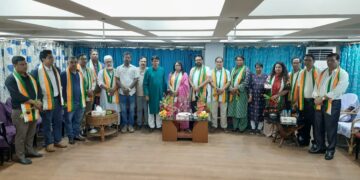 Representative of 17 members of Dhaka National Press Club on the state visit