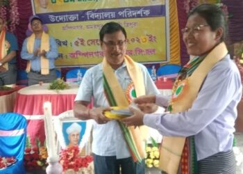 P.K Jamatia & GS Rathee Celebrated Teachers’ Day In Ampi.