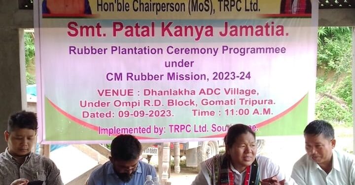 Rubber Plantation Ceremony Program Organized.   