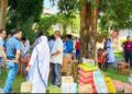 PHILANTHROPIST TEST DISTRIBUTED FOOD ITEMS. 