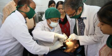 chief minister performed surgery on the mouth cavity of the MBBS student