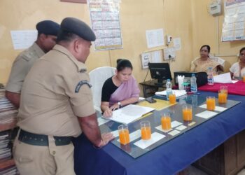 Minister Santana Chakma visited Unakoti District Jail