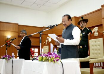 Governor Indrasena took oath as 20th governor of Tripura