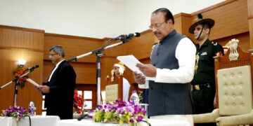 Governor Indrasena took oath as 20th governor of Tripura