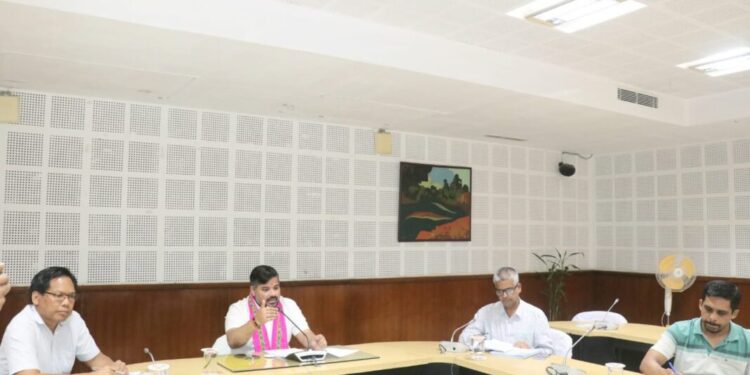 Minister Sushanta Chowdhury instructed the officials to stop the black market