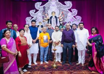 MP Biplab Kr. Deb Received Warm Greetings In Dwarka.