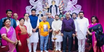 MP Biplab Kr. Deb Received Warm Greetings In Dwarka.