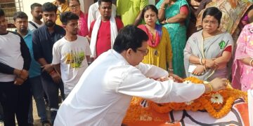 North Tripura District General Secretary Sumit Dey breathed his last