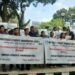 Twipra Students’ Federation (TSF) staged a demonstration in Agartala on Thursday, expressing their concern over the ongoing violence in Manipur and calling for a lasting peace.