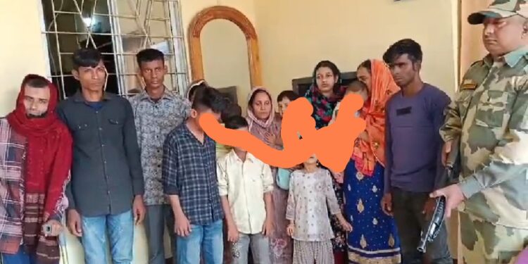 Women and children among 14 arrested Bengaluru bound Bangladeshi in Tripura for illegal border crossing