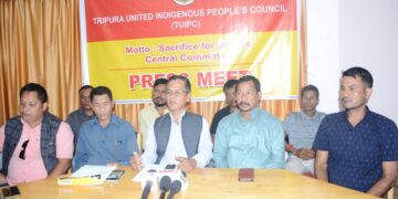 Surrendered militants TUIPC submits deputation the Ministry of Home Affairs to Delhi regarding various demands