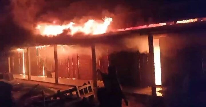 10 Shops Turned Into Ashes In Dharma Nagar.