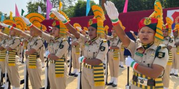 First batch of women troopers in Tripura State Rifles pass out with pride