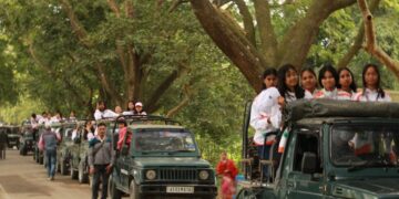 Assam Rifles Public School, Agartala organises Excursion Tour to Kaziranga National Park for students