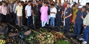 Massive fire: Market turn into ashes