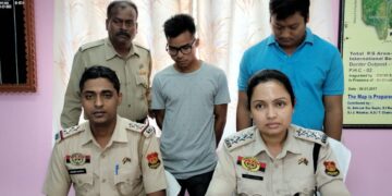 An airline worker arrested along with smugglers