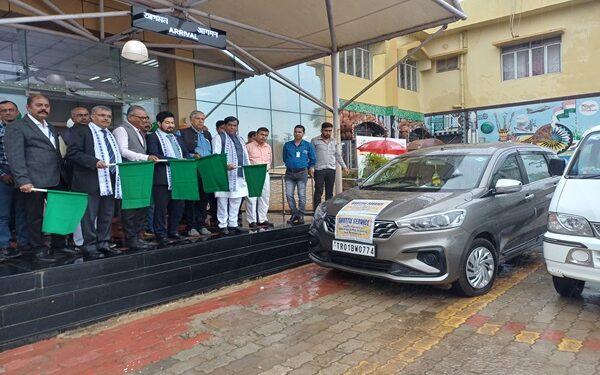 Shuttle car service from Agartala land port to airport for passengers coming from Bangladesh