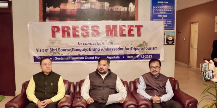 Brand ambassador Sourav Ganguly will arrive in the state on a two-day visit on Monday