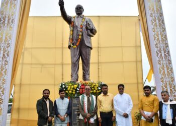 Dr. BR Ambedkar’s statue Unveil at Assembly premises on the occasion of 68th Tirodhan Day