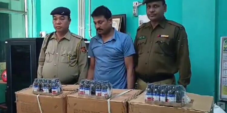One arrested with illegal escoff worth Rs 9 lac